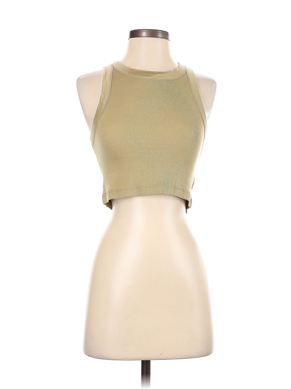 All Saints Green Crop Top